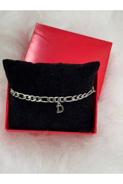 Non Tarnish Steel 1Pcs Letter Bracelet for Lover , Couple , Friend , Bracelet