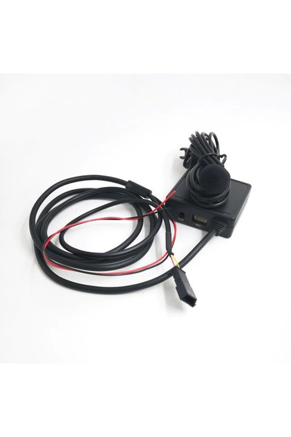 Bmw E39 E46 E53 3 5 X5 Seri Bt 5.0 Mikrofonlu Aux Adaptörü Sku11 Usb Tf Kart Girişi