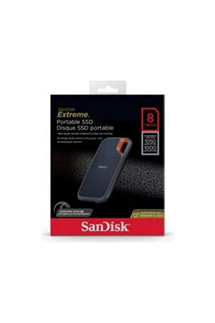 Sandisk Extreme 8TB 1050MB/sn V2 Taşınabilir SSD SDSSDE61-8T00-G25