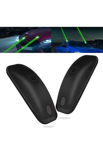 H901 Araç Oto Şarjlı Lazer Uzun Menzilli Uyarı Güvenlik Işığı
