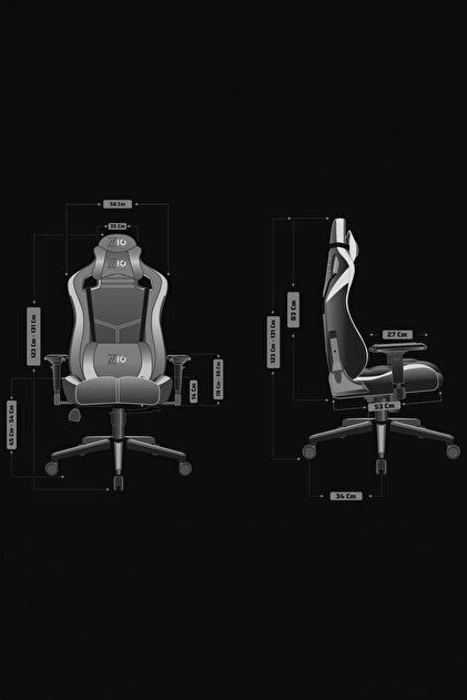 Zio Gaming Venom Jet Black Terletmez Keten Pro Oyuncu Koltuğu Zio Gaming Venom Jet Black Terletmez Keten Pro Oyuncu Koltuğu