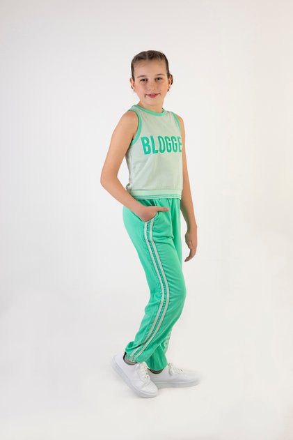 Girl's Crop Model Under-Upper Set-10-13 Years
