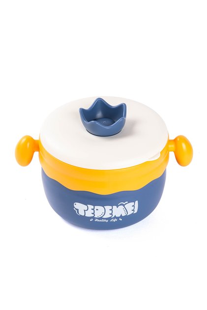 TEDEMEI MOR PASLANMAZ ÇELİK BABY YEMEK TAŞIMA KABI 400ML