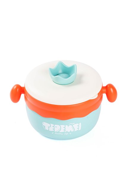 TEDEMEI YEŞİL PASLANMAZ ÇELİK BABY YEMEK TAŞIMA KABI 400ML