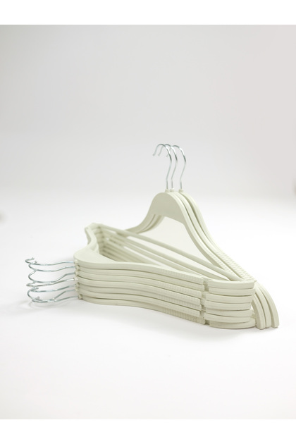 6Pcs Luxury Hanger Wood Look Plastic a Quality Clothes Clothing Hanger Hanger