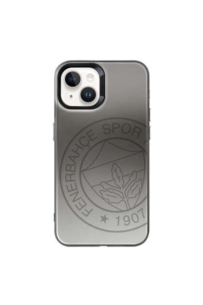 iPhone 15 Compatible Fenerbahçe Premium Monochrome Large Logo Phone Case
