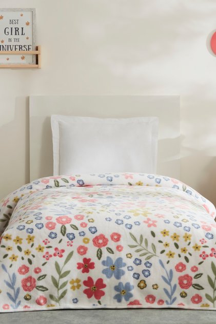 Karaca Home Young Flores Tek Kişilik Battaniye