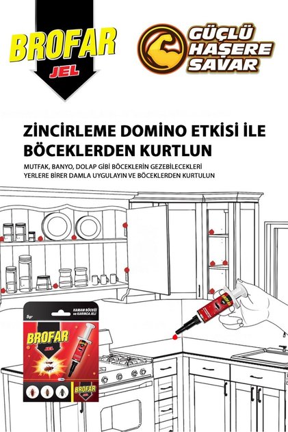 Jel Hamam Böceği Ve Karınca Jeli 5 gr Böcek Jeli