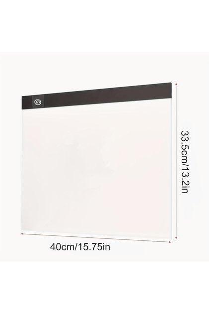 black A3 LED Light Pad for Diamond Art,Sketching,Adjustable Brightness,Sketching, Tracing USB Powere