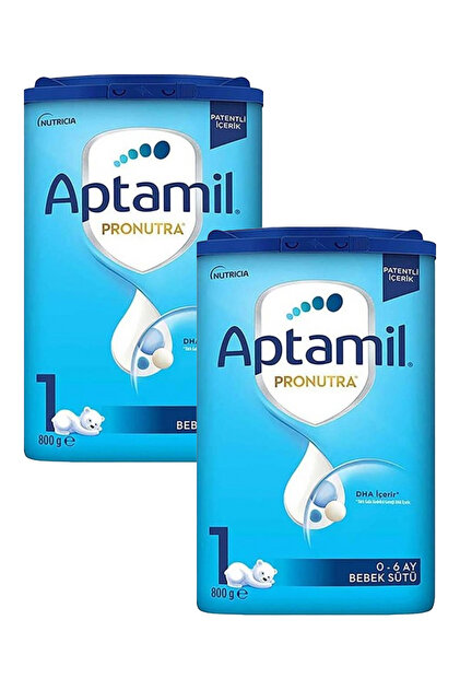 Aptamil 1 × 5 (0-6 months) Aptamil 1 Pronutra Bebek Sütü 800 g 0-6 Ay Akıllı Kutu x 2 Adet
