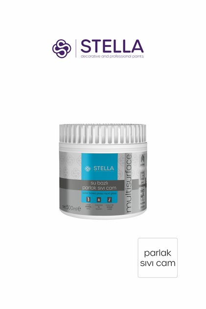 Su Bazlı Vernik -Sıvı Cam -Parlak -500ml.-