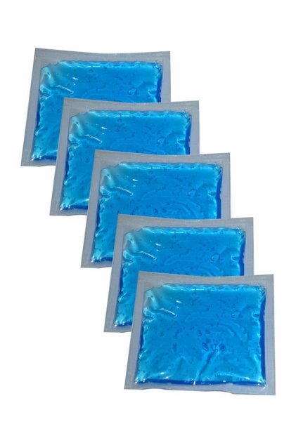 5 Adet Soğuk Sıcak Jel Kompres Termojel 13x13 Cm