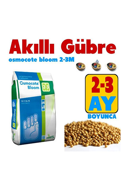 Osmocote Akıllı Gübre Exact 8-9 Aylık 15-9-12-2mgo Te 350 gram