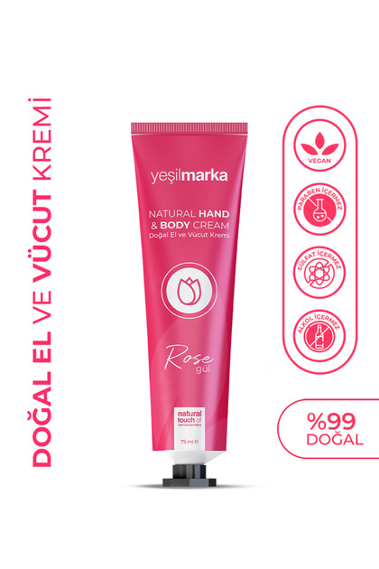 Doğal El ve Vücut Kremi - Yoğun Nemlendirici Etkili - 75 ml