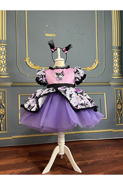 Star Kids Kız çocuk kuromi elbise, kuromi kostüm - Fiyatı, Yorumları