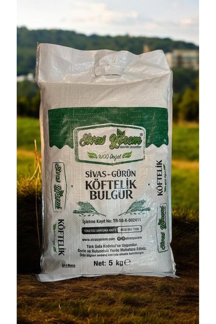 Sivas Gürün Köftelik Bulgur 5kg çuval