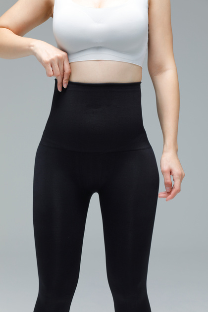 Cocomis Model Postpartum Body Recovery سيليكون مضاد للانزلاق مشد الجوارب اللون الأسود
