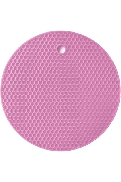 Pink Silicone Nihale Cooktop Teap Holder Bottom