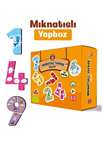 Çocuk Akademi Çocuk Akademi Mıknatıslı Puzzle Serisi Sayılar