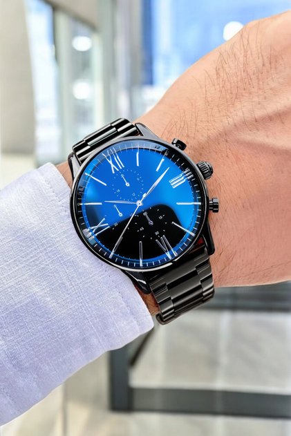 Wristwatch with Metal Strap in Special Box