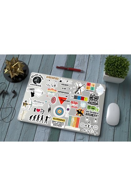 Archer Archer MacBook Notebook Phone Tablet Agenda Laptop Notebook Sticker Set