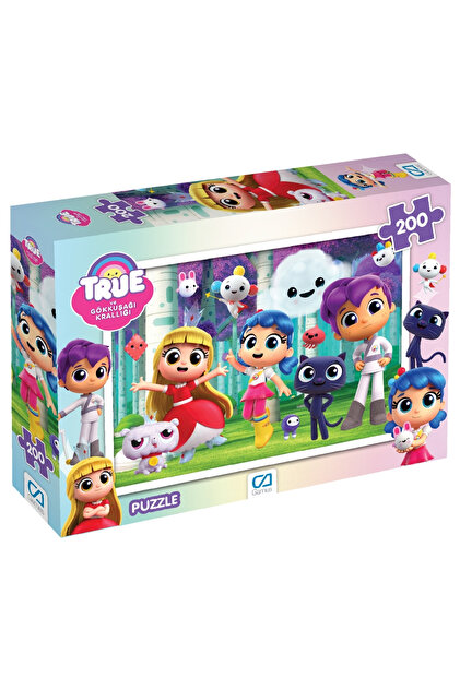 CA Games True ve Gökkuşağı Krallığı Lisanslı 200 Parça 33x48cm