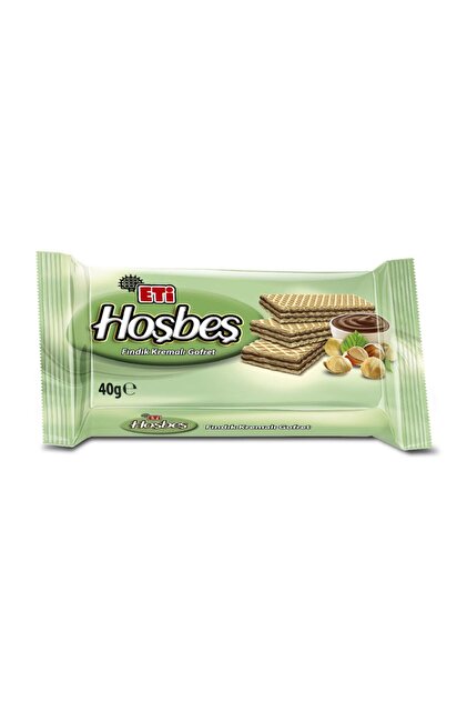 ETİ HOŞBEŞ FINDIK KREMALI GOFRET 40G