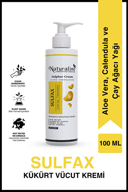 Naturaline Sülfax Kükürt Vücut Kremi 100ml - Fiyatı, Yorumları