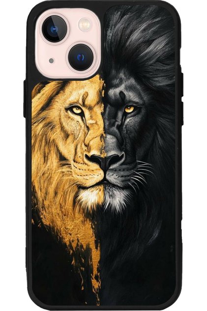 iPhone 13 Matte Compatible Black Case – Soft Silicone, Protective, Shock Absorbing Cover