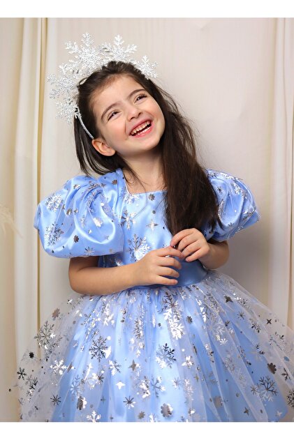 elsa birthday dress Ice Queen Dress and Cape Set Style B 10 main image 0