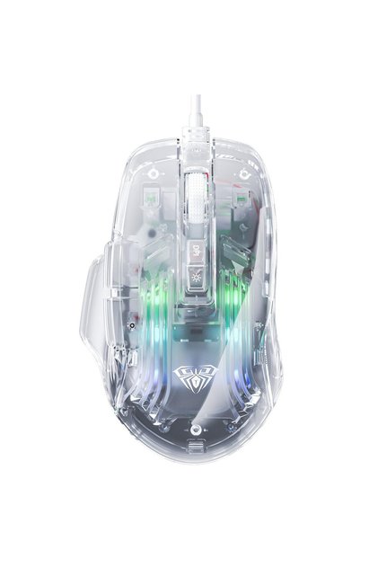 S80 7200dpı 7 Tuşlu Rgb Şeffaf Optik Oyuncu Gaming Mouse