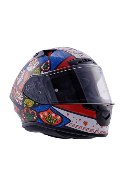 ZEUS KASK/ZS-826 PEARL BLACK BK6 BLUE - Fiyatı, Yorumları