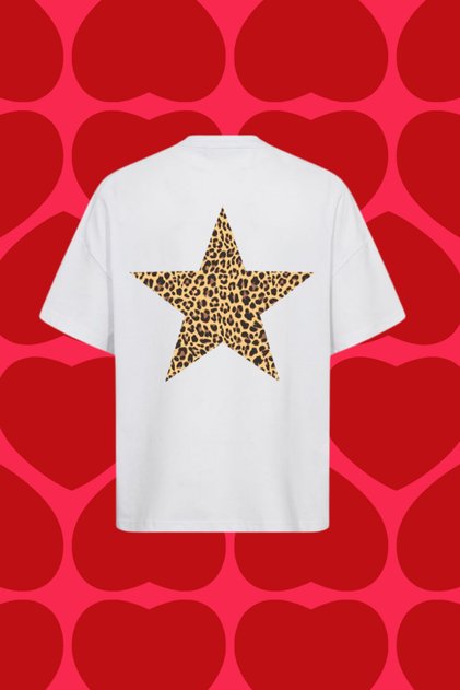 Leopard Star Oversize-Tshirt