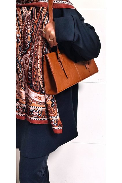 Gift Elif Model Classic Vintage Baguette Women's Bag - Shoulder and Hand Bag
