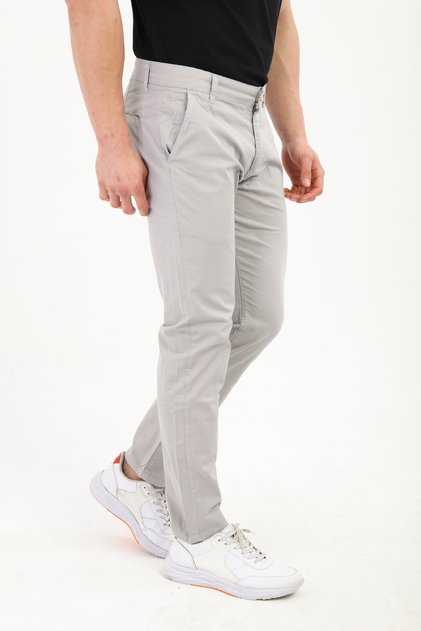 Men's Comfortable Fit Lycra Stretchy Cotton Trousers