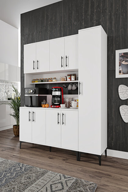 mapahomeliving Plain Metal Ayak Metal Kulp Pla9155 Kahve Köşesi 9
