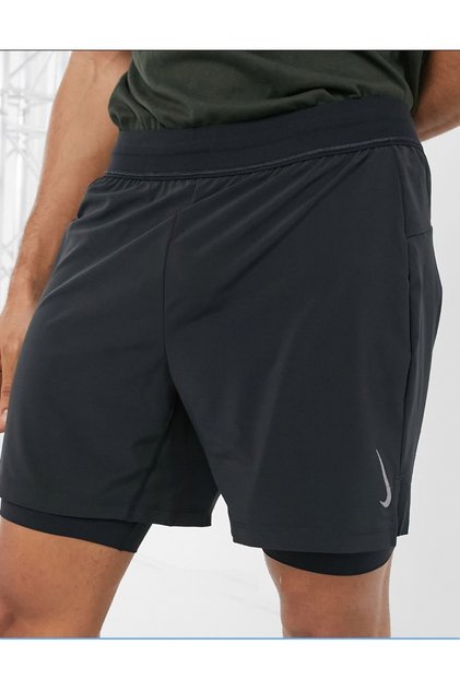 Pro Traning Şortlu Fermuarlı Flex Vent Max Erkek Short 2 In 1