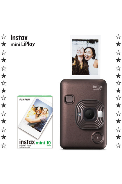 Fujifilm Instax mini LiPlay Hybrid Deep Bronze Fotoğraf Makinesi