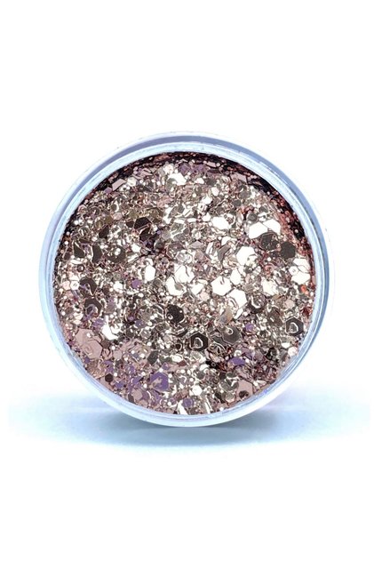 Parlak Glitter Far - Rose Quartz