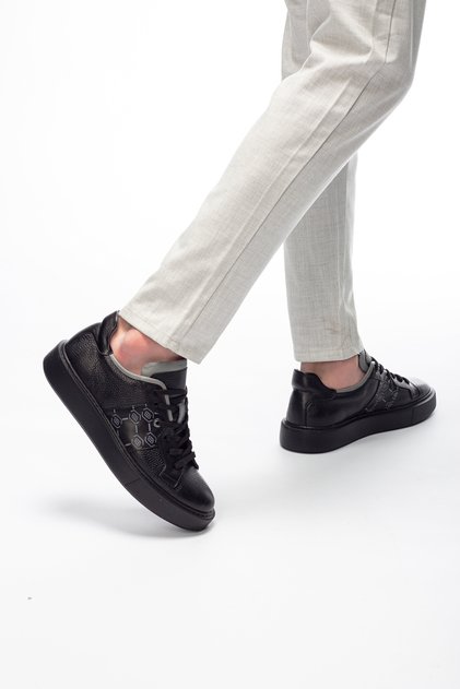 5793 %100 Hakiki Dana Derisi Erkek Casual Sneaker Günlük Yürüyüş Ayakkabısı