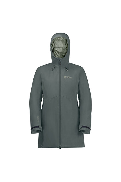 Jack Wolfskin Heidelstein Ins Kadın Yeşil Outdoor Ceketi KADIN