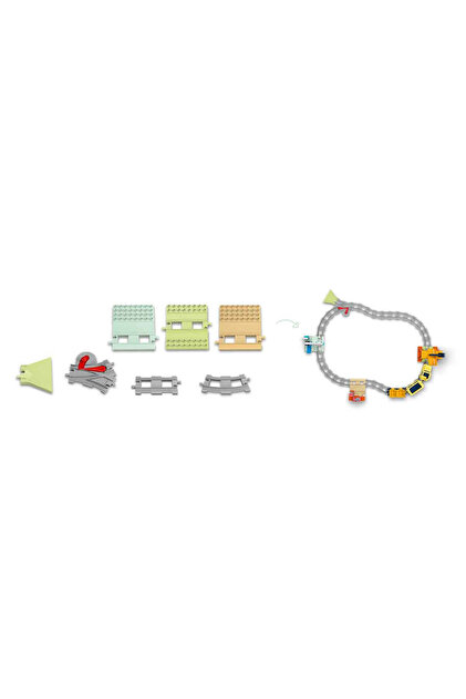 LEGO DUPLO Kasabası Büyük İnteraktif Mahalle Treni 10428 -3 Yaş ve