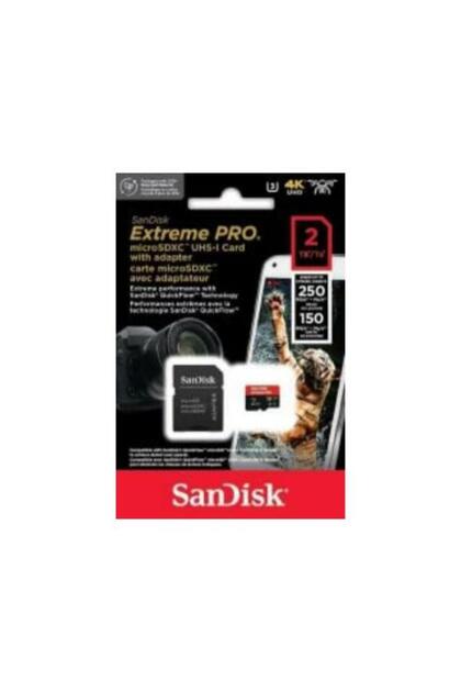 Sandisk Extreme Pro 2TB 250/150MB/s microSDXC UHS-I A2 V30