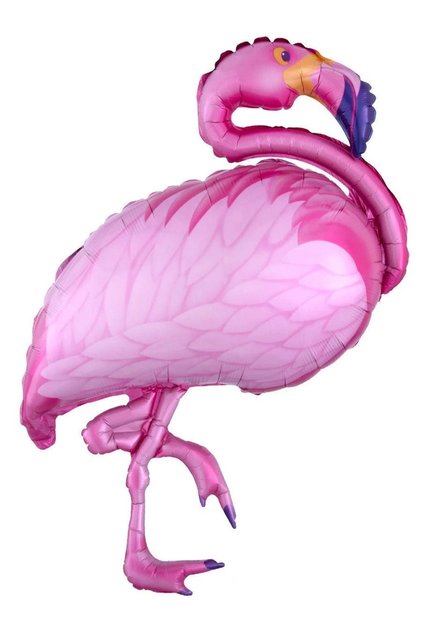 🦩 Pink Footed Flamingo Foil Balloon – Tropical Fun! 🎈 🌴