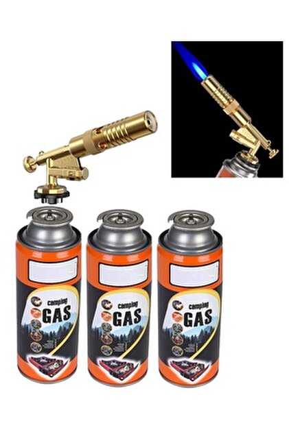 Orcamp Orgaz Kamp Kartuş Tüp 227 gr Çakmaklı Pürmüz Set 6'lı