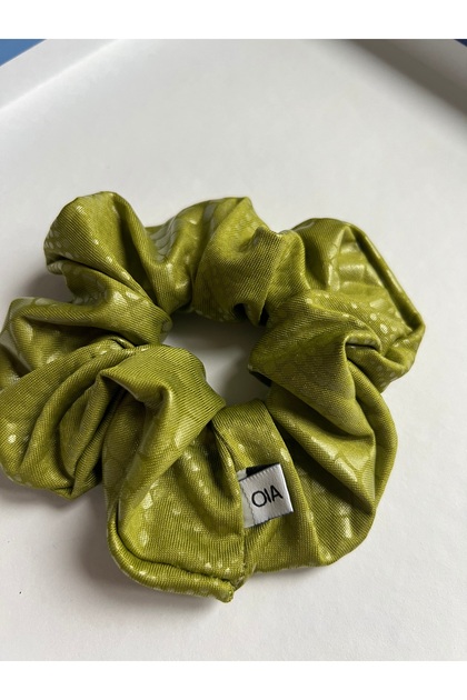 Scrunchie Crocodile Pattern Rubber Buckle