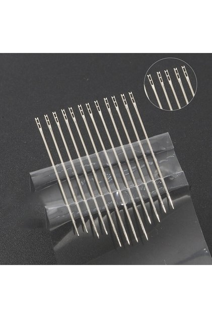 C top hanging 12 Blind Needles Steel Needles Hand Sewing Needles Four Each Embroidery Sewing Needles