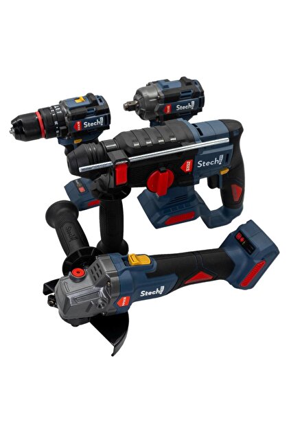 StechEnd SXS403 Akülü Alet Seti 20V 4.0/6.0Ah 7 Parça - Fiyatı