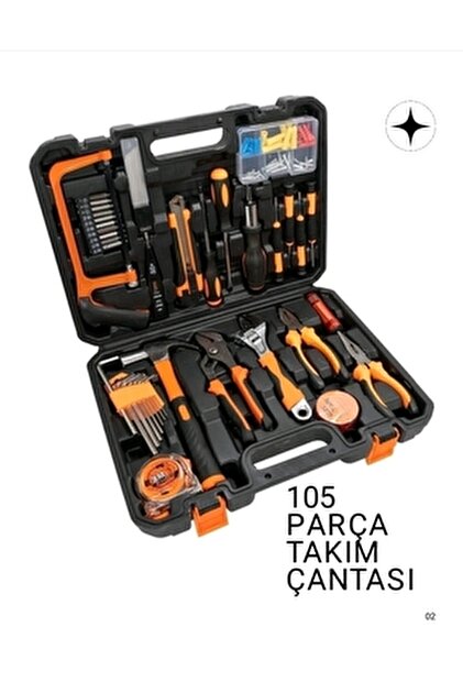 HAMMERKRAFT Alman Teknoloji 105 Parça Chrome Vanadium Alışımlı