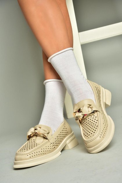 ◆WOMAN BY コモンプロジェクト レザースニーカー USED サイズ40 Fox Shoes U704137509 Bej Loafer Makosen Kadın Ayakkabı - Fiyatı